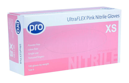 PRO UltraFLEX Pink Nitrile Gloves