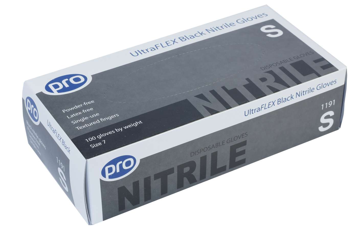 PRO UltraFLEX Black Nitrile Gloves