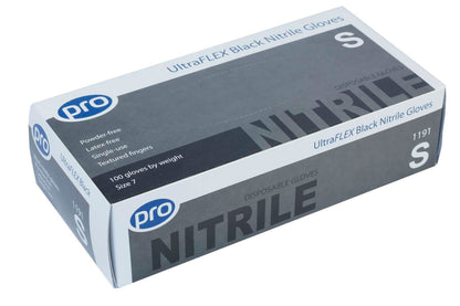 PRO UltraFLEX Black Nitrile Gloves