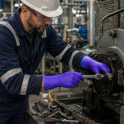 PRO UltraSAFE Violet Long Cuff Nitrile Gloves
