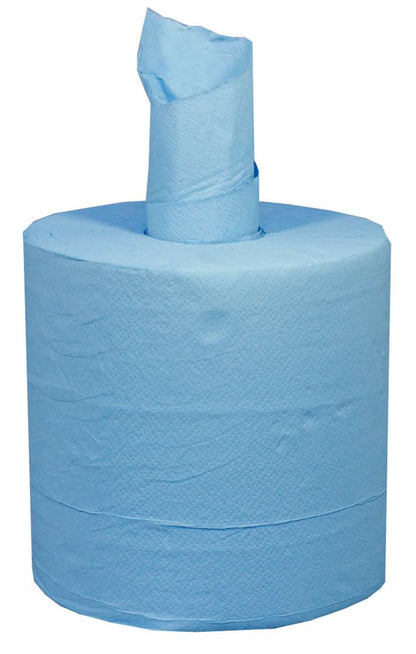 SkyTech 2 Ply Blue Centrefeed Roll 20cm x 150m