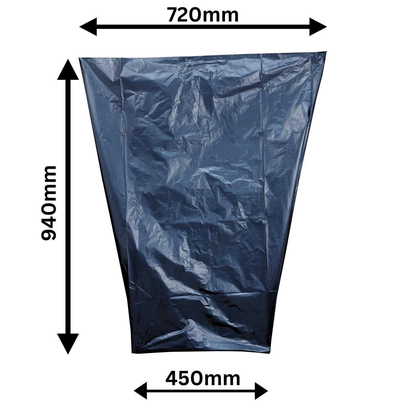 LEOPARD Super Heavy Duty Black Sacks