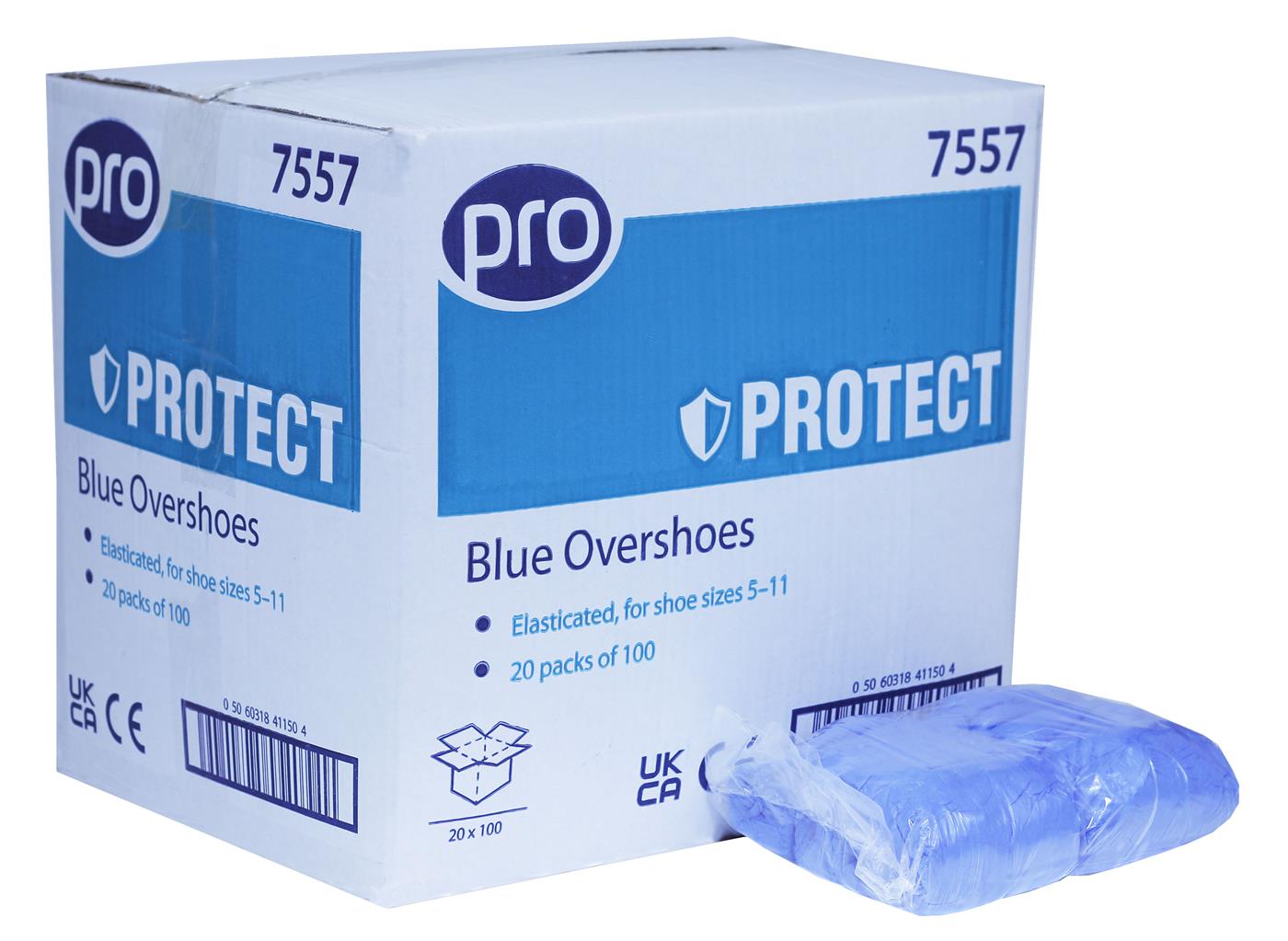 PRO Blue Overshoes CPE 16"