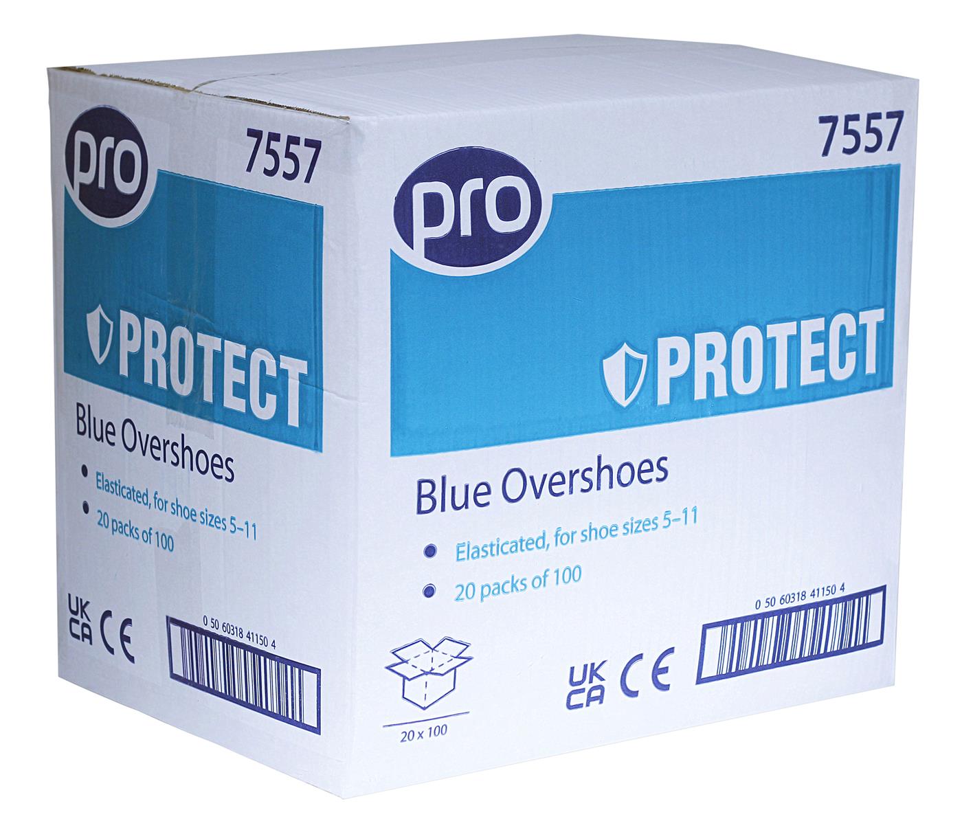 PRO Blue Overshoes CPE 16"