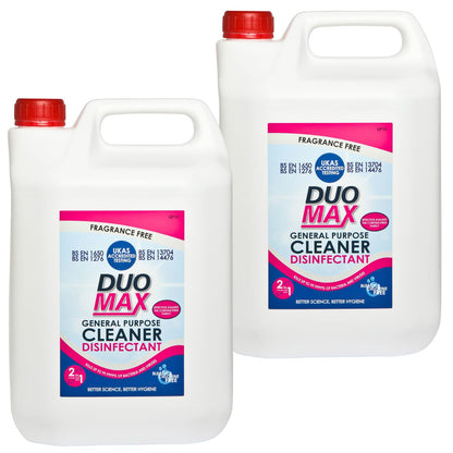DuoMax General Purpose Cleaner and Disinfectant 2 x 5L