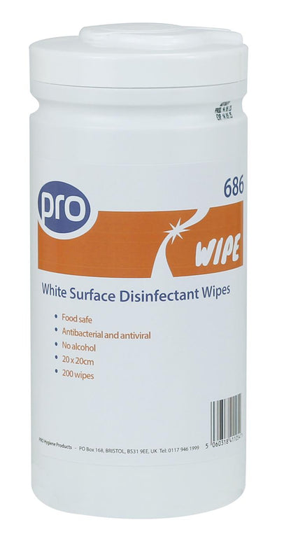PRO Surface Disinfectant Wet Wipes 200 - Units: 10 x 200 wipes