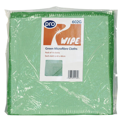 PRO Economy Microfibre Cloths 40cmx40cm 20 packs of 10