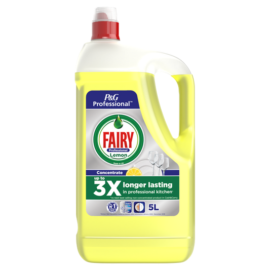 Fairy Professional Washing Up Liquid - Lemon - 5L Pack of 2