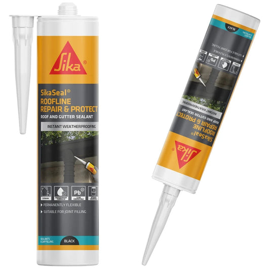 Sika Seal Roofline Repair Roof And Gutter Black
